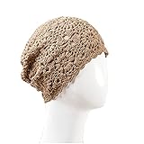 FSSTUD Crochet Beanie Mütze Häkelmütze Strickmütze Skullcap Gehäkelte Baggy Mütze Wintermütze...