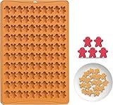 KOMUNJ Weihnachten Weihnachtsbaum Lebkuchenmann Mold, Pralinenform Weihnachten Silikonformen,100...