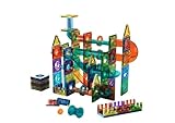 azora Magnetische 105 Teile Murmelbahn Kugelbahn Bausteine DIY Magnetspielzeug Magnetbausteine...