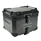 MNBSJKIR 45L F2-MOTO Motorrad-Topcase aus Aluminiumlegierung, Lokomotiv-Topcase