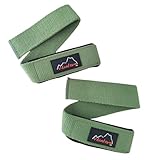 Vécatera Zuggurt für Krafttraining - Lifting Straps Zubehör für Fitness und Krafttraining,...