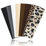 AWUMBUK Stirnband Damen Sport, 8 Pack Haarband Schwarz Haarbänder Damen Herren Antirutsch...