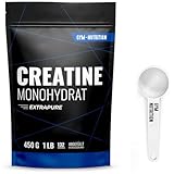 Creatine Monohydrat Pulver - Ultra Reines Kreatin Monohydrat mit Vitamin B6 - Optimal Hochdosiert -...