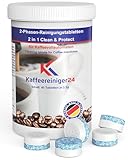 40x 2-Phasen Reinigungstabletten für Kaffeevollautomat kompatibel mit Jura Kaffeevollautomaten...