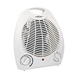 HELLER HL706 Heizlüfter klein | 2000W | elektrische Heizung mit Thermostat | 2 Heizstufen +...