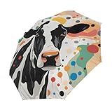 Mexpekil Kompakter Regenschirm, winddicht, stark, für Kinder, Damen, Herren, automatisches Öffnen,...