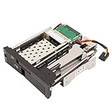 POENVFPO Dual Bay 6gbit / S Hot Swappable HDD Mobile Rack Cage für Sicherheitssysteme ABS -Material