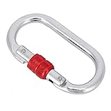 FOLOSAFENAR O-förmiger Karabiner, Verschlusskarabiner O-förmiger Stahl für die Brandbekämpfung...