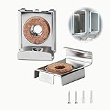 mawmuaw 4 STK Spiegelhalterung Wand 24 mm Spiegelhalter Edelstahl Spiegel Halterung...