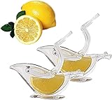 Generic Manuelle Zitronenpresse, tragbare transparente Fruchtpresse, Elegante vogelförmige...