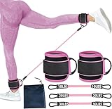 Catoco Widerstandsbänder Fußschlaufen Knöchelriemen kabelzug Fitness für Damen und Herren...