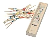 MIKADO HOLZ SPIEL 30cm in HOLZKISTE Holzspielzeug Kinderland