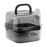 Tragbarer Haustiergehege Transportbox für große Tiere Hamstergehege Tragbare transluzente...