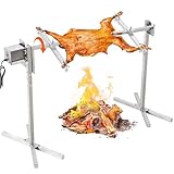 VEVOR Lammgrill, Spanferkelgrill, Spießbratengrill, 60 kg BBQ-Spießgrill für Schwein, Lamm,...