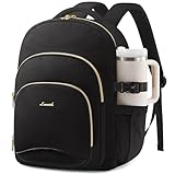 LOVEVOOK Rucksack Damen, 17,3 Zoll Laptop Schulrucksack Wasserdicht, Schultasche Teenager Mädchen...
