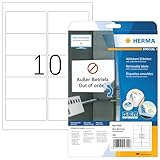 HERMA 4349 Universal Etiketten ablösbar, 25 Blatt, 96 x 50,8 mm, 10 pro A4 Bogen, 250 Stück,...
