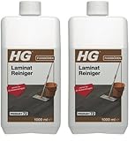 HG Laminat, Vinyl und PVC Reiniger, ein frisch duftender, konzentrierter Bodenreiniger für alle...