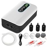 Editbar Aquarium Luftpumpe – Aufladbar Tragbare Doppel, Ausgangs-Sauerstoffpumpe, Leise &...