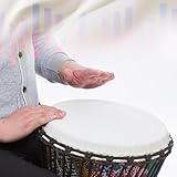 Trommelfell Aus Ziegenleder Buschtrommel 8/10 Zoll Afrikanisch Inspirierte Musik Djembe Trommel,...
