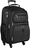 MATEIN Business Trolley Rucksack mit Rollen, 40L Reiserucksack mit 4 Rädern, 17 Zoll Laptop...