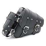 Universal Motorrad Satteltaschen PU Leder Seitliche Werkzeugtaschen für Motorrad Satteltasche...