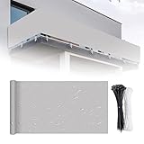 Generisch Terrassen-Sichtschutz 135 x 400 cm, Balkonumhüllung, Wind- und UV-Schutz, mit Ösen,...