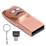 USB 2.0 Flash Drive, Thumb Drive U Disk Memory Stick Cartoon Schnurrbart Muster...