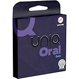 UNIQ Oral Love Dams, latexfreie Lecktücher ohne Duft, hypoallergen, transparent und ohne Geruch, 1...