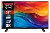 Telefunken Fernseher 32 Zoll Smart TV powered by TiVo (HD-ready, HDR, Triple-Tuner, 6 Monate HD+...