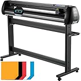 VEVOR Schneideplotter 1350 mm Schnittbreite Plottermaschine, 10-800 mm/s Folienschneider, 3 Klingen...