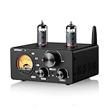 Aktualisierung AIYIMA Tube T9 Bluetooth 5.0 6K4 Vakuumrohrverstärker USB DAC 100W Stereo-Empfänger...