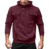 DBMZV Weihnachts Pullover Herren 1/4 Zip Neck Rollkragenpullover Strickpullover Pulli mit Stehkragen...