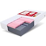 FDM Matratze 90x200 cm Härtegrad H3 H4 Höhe 24 cm Kaltschaummatratze HR-Schaum Visco-Schaum 7...