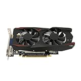 GOWENIC GTX1050Ti-Grafikkarte, DDR5 128 Bit, Dual-Lüfter, für Desktop-PC (GTX1050Ti 4 GB DDR5 128...