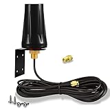 Bingfu 4G LTE Antenne Outdoor 5dBi SMA Stecker Antenne Außenwandmontage wasserdichte für 4G LTE...
