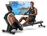 CHAOKE Rudergerät für Zuhause, Magnetisches Rudergerät, App-Kompatibel, Rowing Machine mit 16...