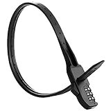 TOYANDONA Fahrradschloss mit Sicherheitsband Tragbares Wasserdichtes Diebstahl Schloss für Outdoor...