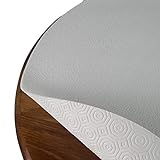 Tischpolster Tischschoner Schutzbelag Größe und Farbe wählbar Rund 110 cm Weiss Tischschutz...