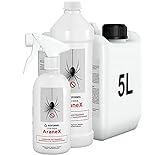 Bioformel © | Spinnenspray 500ml bis 5 L | Schnell & effektiv mit Langzeitwirkung | Anti Spinnen...