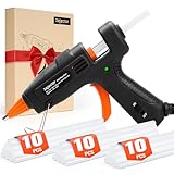Feuerfest Heißklebepistole mit 30pcs Heißklebesticks (130 * 70mm), Klebepistole für DIY Kunst,...