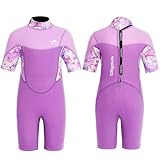 Gogokids Shorty Neoprenanzug Kinder, 2,5mm Neoprenanzüge Rückenreißverschluss Kleinkinder Kurze...