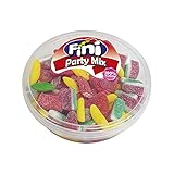 Party Mix Behälter | Fruchtgummi Sortiment | Süßigkeiten | Wassermelone, Banane, Herz Gelee,...