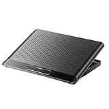 Laptop-Kühlpad – verstellbare Basis aus Aluminiumlegierung, leise Lüfter-Kühlfunktion,...