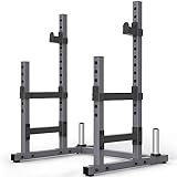 PASYOU SR30 Squat Rack Hantelständer, Multi-Funktionales Barbell Rack, Höhenverstellbare Doppelte...