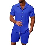 Atmungsaktive Herren-Shorts, Sommer-Shorts, zwei Falten, strukturiert, Strandanzug, schmale...