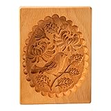 Anloximt Holzkeksform Ausstechform Holzbackform Kekse Stempel Geschnitzt Impressum Formen Presse...