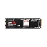 Samsung 990 PRO NVMe M.2 SSD, 2 TB, PCIe 4.0, 7.450 MB/s Lesen, 6.900 MB/s Schreiben, Interne SSD,...