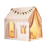 JRUKM Kinderzelt Indoor Spielzelt für Drinnen, Spielhaus Indoor für Mädchen und Jungen,...
