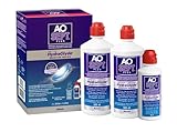 Aosept Plus mit Hydraglyde Kontaktlinsen-Pflegemittel | Vorrats- und Reisepackung | 2 x 360 ml + 1 x...