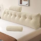 Z-hom Bücherkissen, Keilkissen, Lesekissen Für Bett Und Sofa, Cozy Rückenkissen, Praktisches...